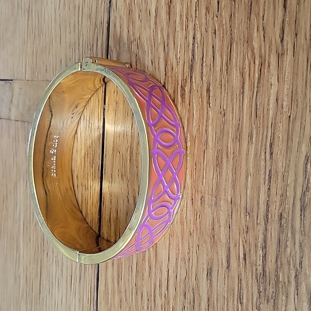 Stella & Dot Patterned Cuff Bracelet - image 1